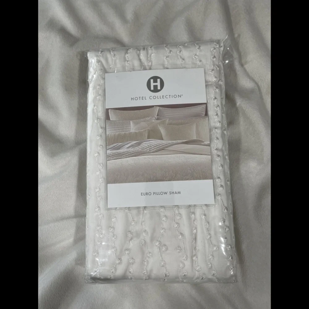 NIB $135 Hotel‎ Collection Artisan (1) Euro Sham